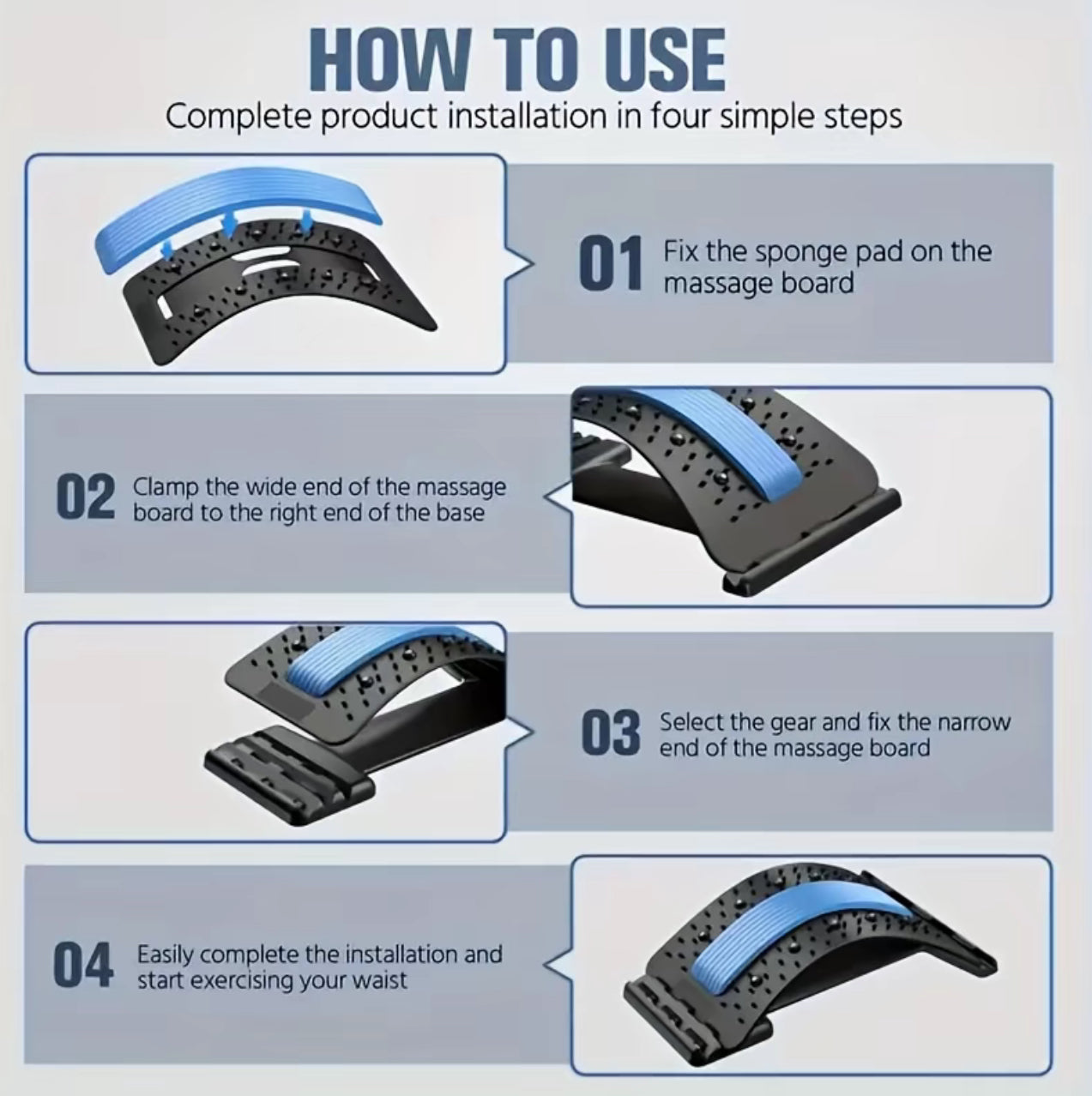 Portable Back Stretching  Posture Corrector